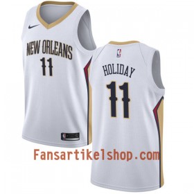 NBA New Orleans Pelicans Trikot Jrue Holiday 11 Nike 2017-18 Weiß Swingman - Herren